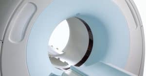 CT Scanner Up Close White